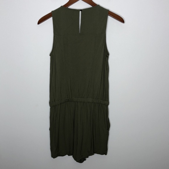Olive + Oak Set Free Romper Olive Size XS - Picture 2 of 9